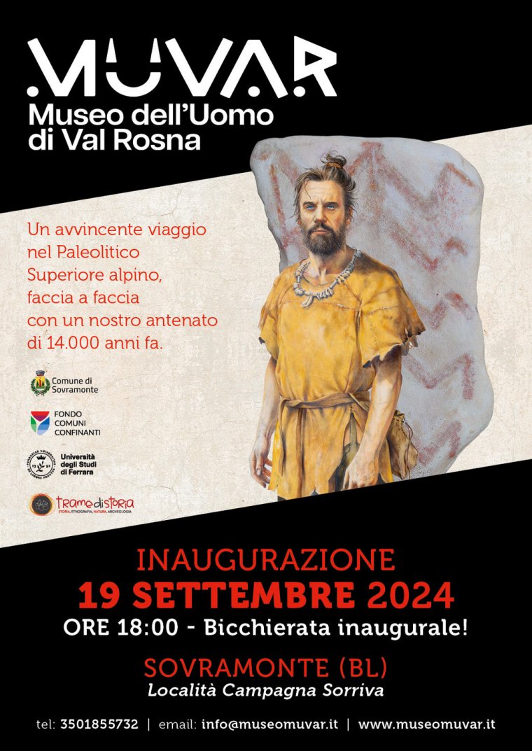 Tramedistoria: inaugurazione del Museo dell'Uomo di Val Rosna (Sovramonte - BL)